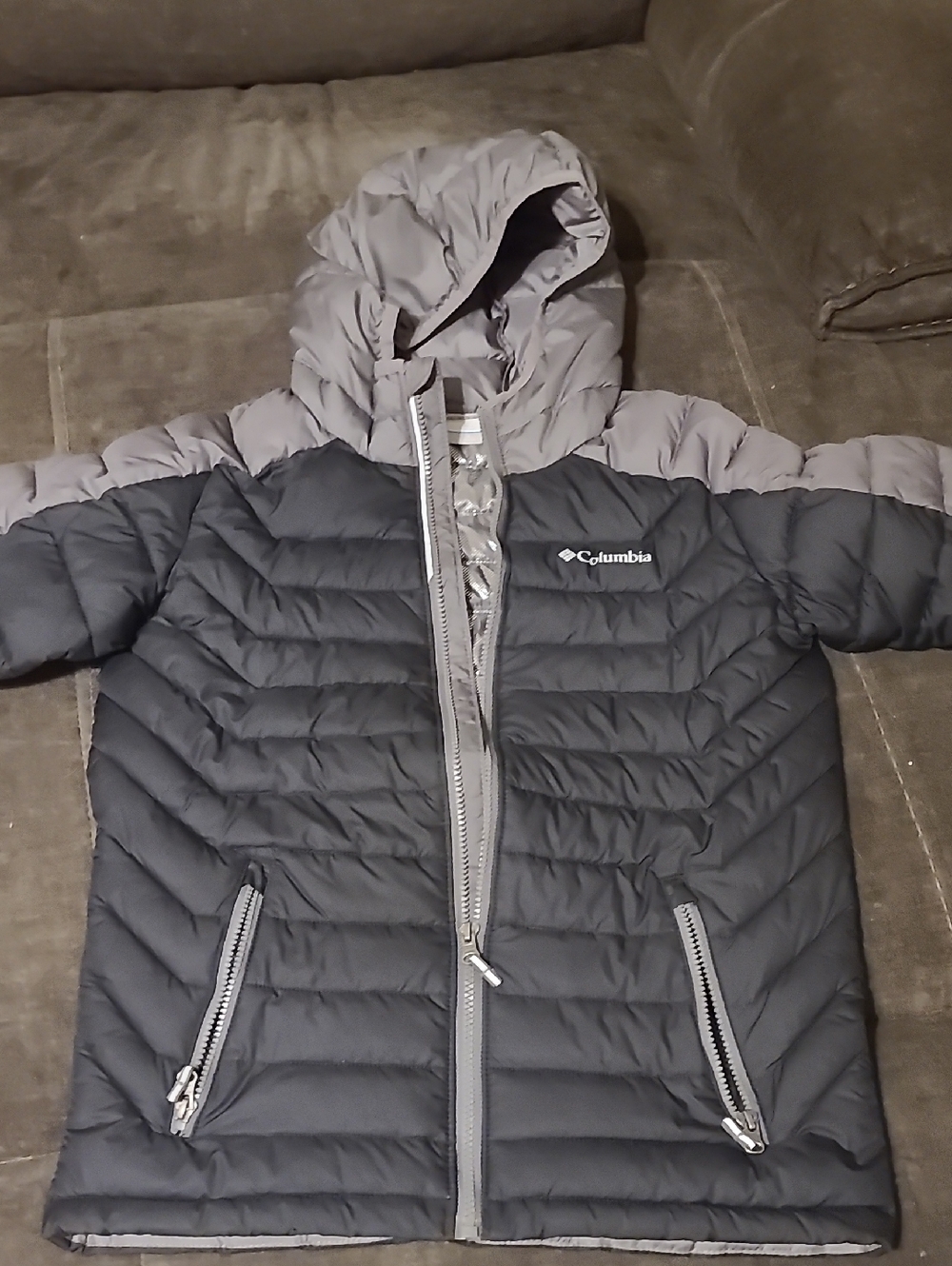 Columbia Black Jacket with Gray Accent Omi Heat Liner